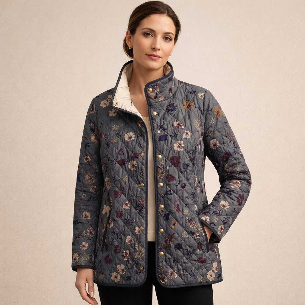 ELŻBIETA | Květovaná bunda 1