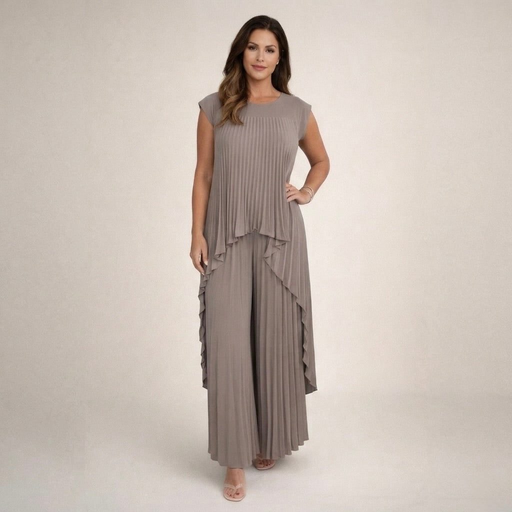 HALINA | Set s plisovaným designem 0