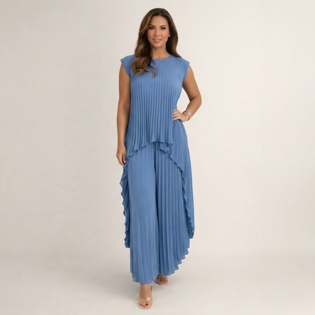 HALINA | Set s plisovaným designem 1