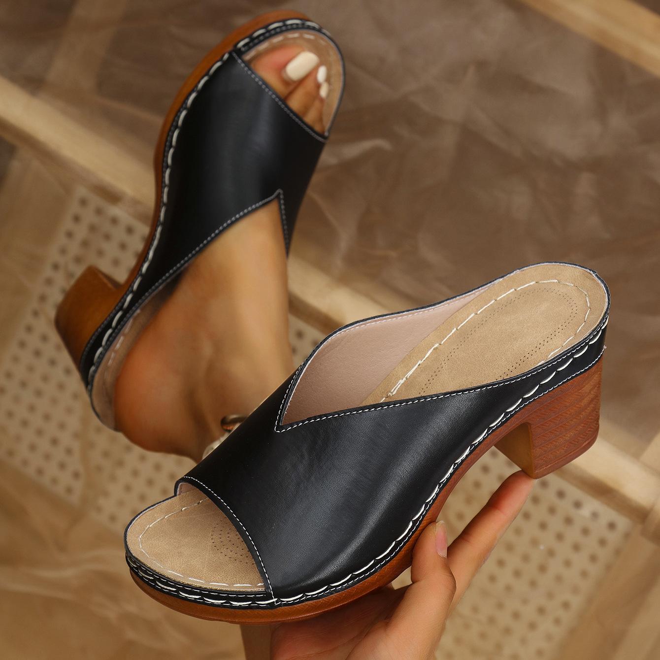 NADIA | Sandály s blokovou patou 11